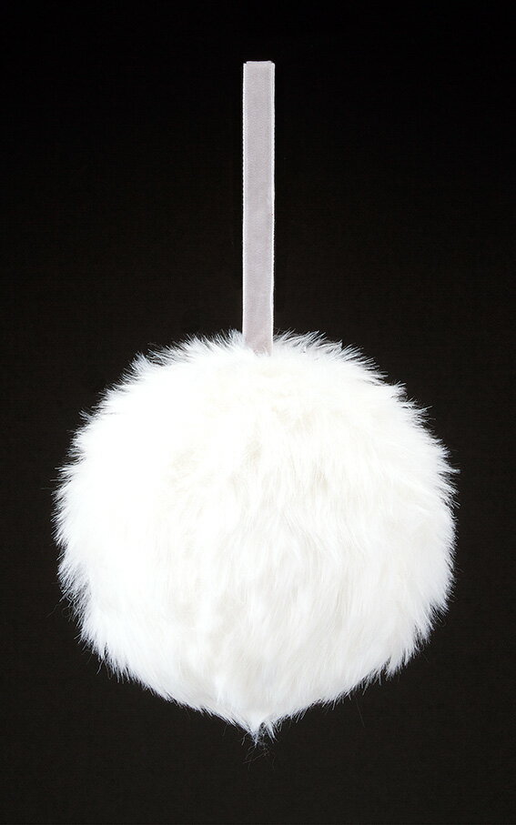 【クリスマス・装飾・カラフルボール】100mmファーボール