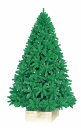 【クリスマス・ヌードツリー・装飾】300cmパインツリー(ワイドチップ)(幹と枝が傘の様な部品で接続されておりパタパタ広げるタイプ)