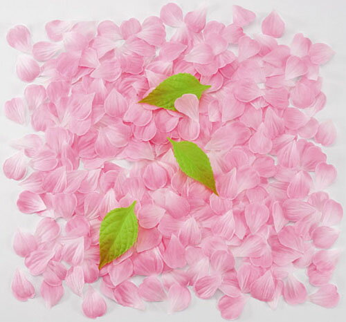 【造花・シルクフラワー】桜吹雪（ピンク）約600枚・フラワー
