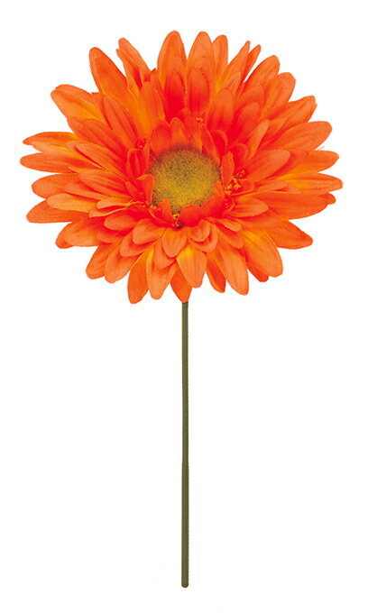 【造花・春の造花・ガーベラ】ガーベラピック・オレンジ