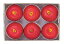 【食品サンプル・果物・野菜・フルーツ・ベジタブル】90mmアメリカンアップル(6ヶ/パック)　フェイクフード　ディスプレイ