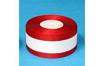 【テープカット・式典・オープニング・セレモニー】36mm　布製・紅白記章テープ