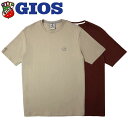 【ポイント15倍 GIOS公式ショップ】 GIOS LIFESTYLE Tシャツ CLUB (123002) | ジオス 半袖 メンズ レディース 涼しい 夏 色 ベージュ レッド 赤 ボルドー 自転車 サイクル クロスバイク