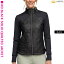 乗馬 ジャケット ブルゾン KASTEL DENMARK ブラックソリッド キルティング フルジップ ジャケット レデ..