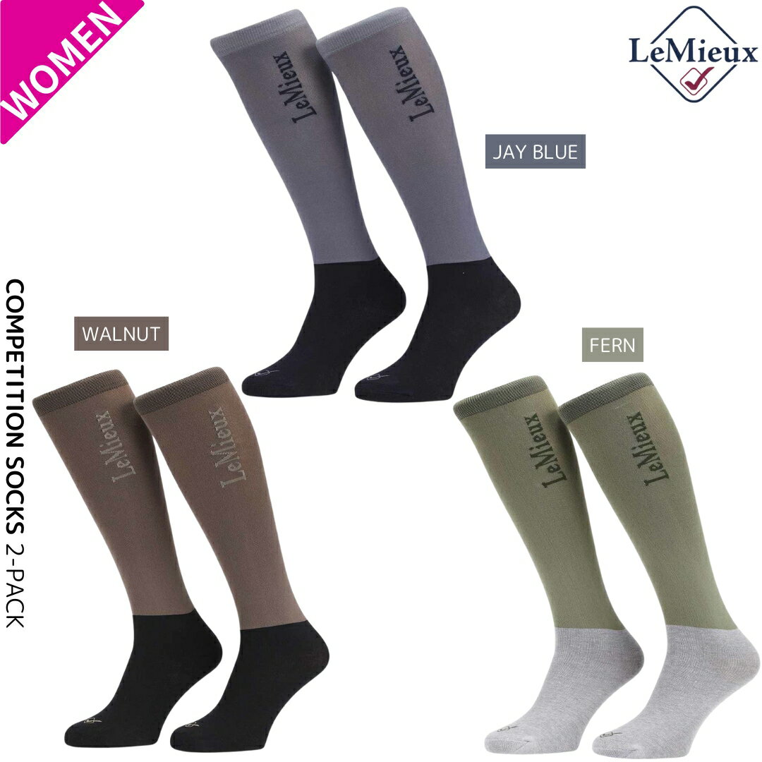 乗馬 ソックス LeMieux コンペティション ソックス （2足組） 乗馬用品 馬具