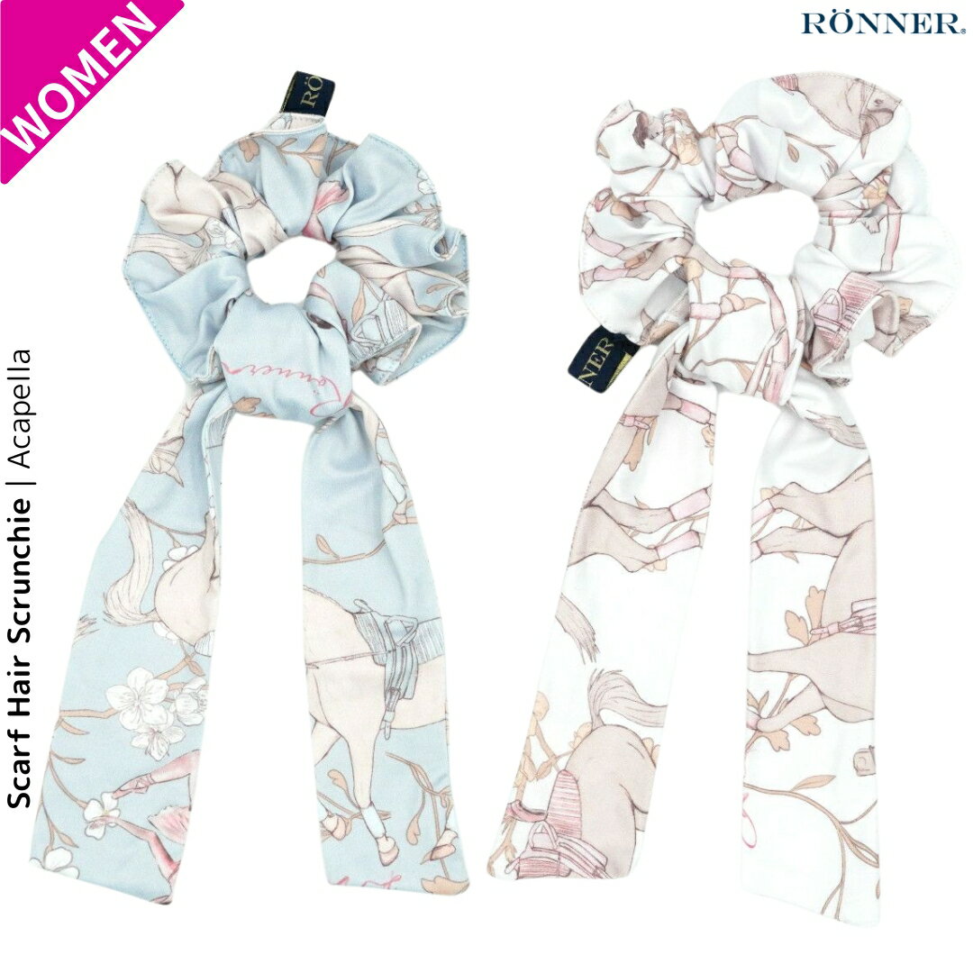 乗馬 帽子 キャップ RONNER スカーフ シュシュ Acapella 乗馬用品 馬具