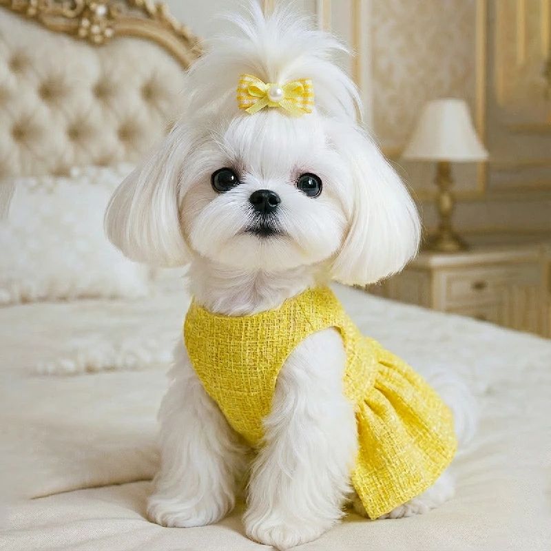 犬 ペット用 ヘアクリップ ヘアピン リボン 2点セット コームピン パッチン留め 髪...