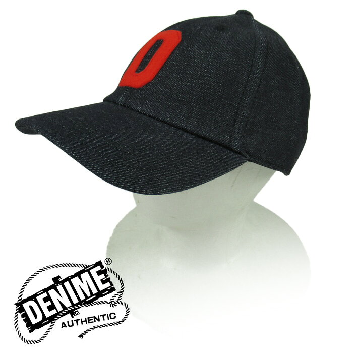 DENIME ドゥニーム Lot 303 STRONG DENIME BASEBALL CAP アップリケ...