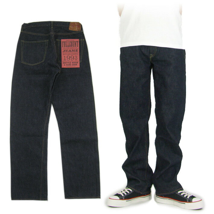 1101 FULLCOUNT フルカウント STRAIGHT DENIM ジーンズ ワンウォッシュ