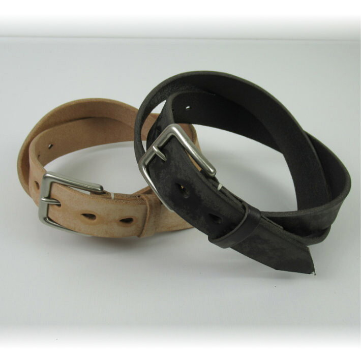 樂天商城 - フルカウント 6218 ワイルドレザー ナローベルト 6218 Wild Leather Narrow Belt