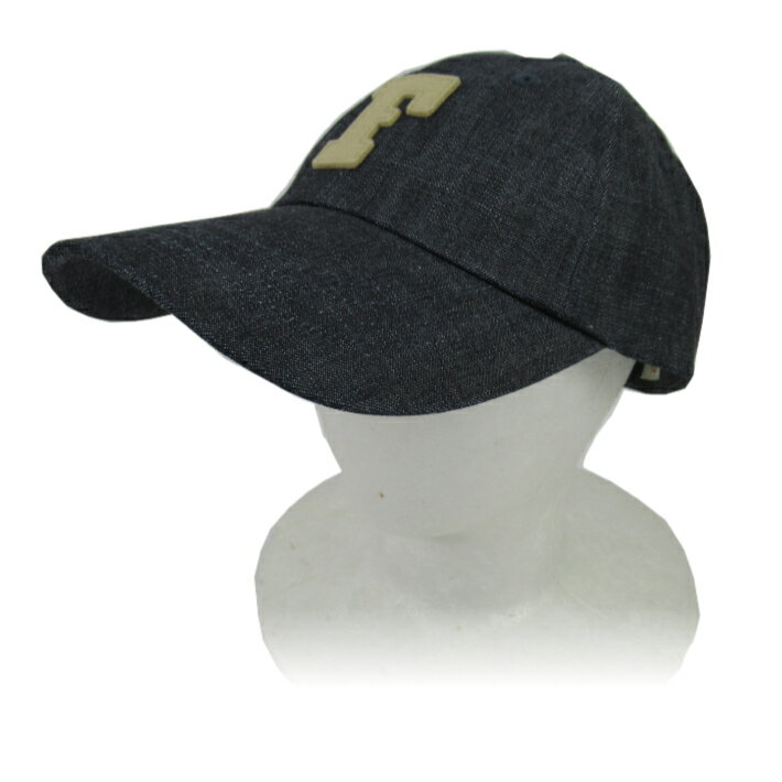 樂天商城 - FULLCOUNT フルカウント ベースボールキャップ 6Panel Low-Crown Denim Baseball「F」Cap 6843L