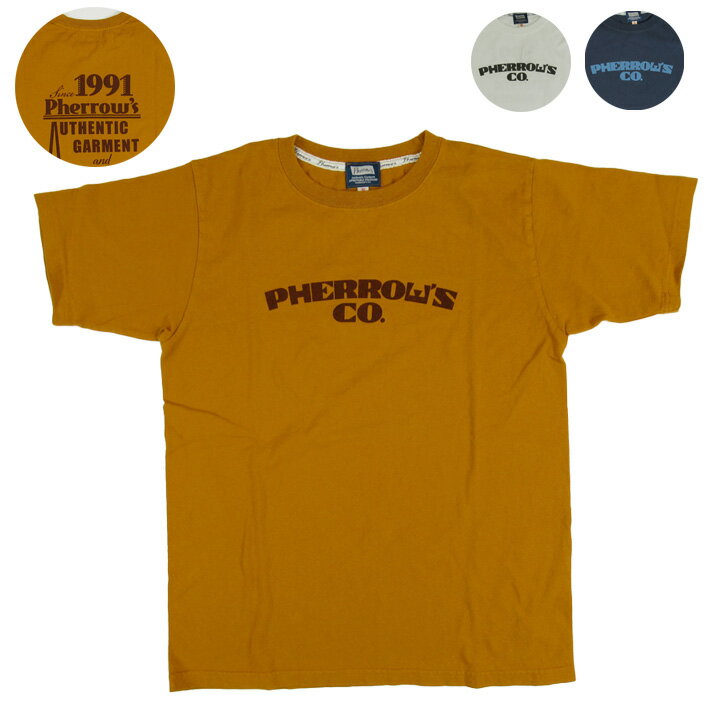 樂天商城 - PHERROW'S フェローズ プリント 半袖 Tシャツ 25S-PT23