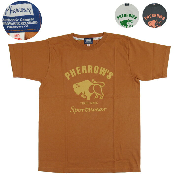 樂天商城 - PHERROW'S フェローズ プリント 半袖 Tシャツ 25S-PT2