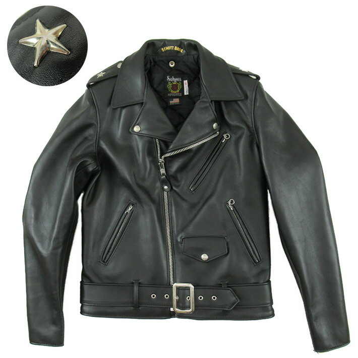 ショット トール丈 ワンスター ライダースジャケット TALL ONE STAR RIDERS JACKET 613UST