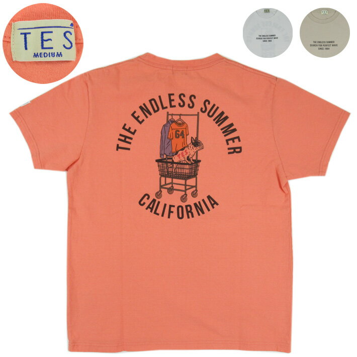 TES エンドレスサマー サーフ Tシャツ CALIFORNIA LIFE BUHI T-SHIRT FH-23574368