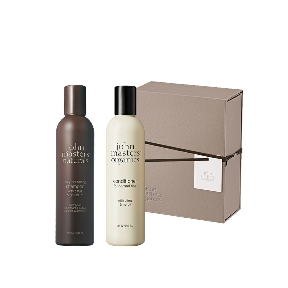 【公式】ジョンマスターオーガニック John Masters Organics デイリーヘアケアギフト【BOX付 ラッピング済み】ジョンマスター 保湿 潤い 乾燥 いい香り 誕生日プレゼント ギフト 母の日 プチギフト ナチュラル 母の日 友人 女性 男性