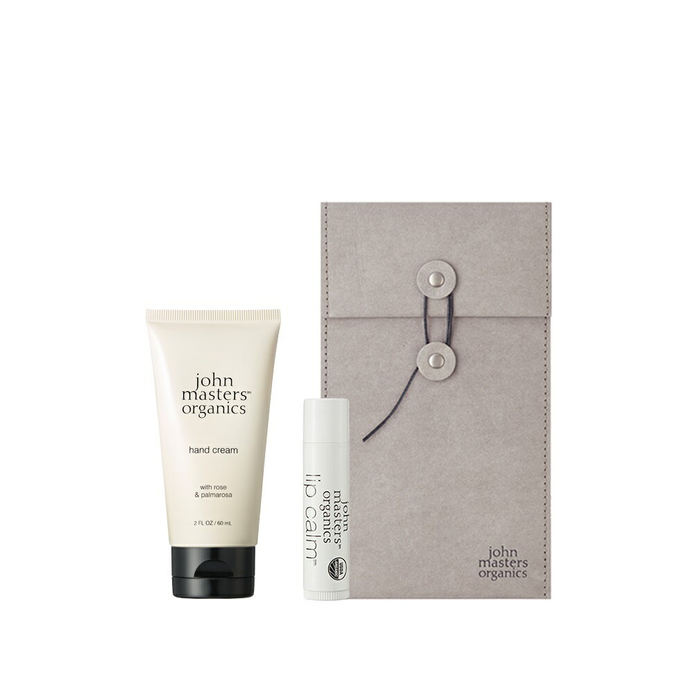 ジョンマスターオーガニック John Masters Organics|ハンド＆リップケアキットジョンマスター 保湿 潤い 乾燥 いい香り 誕生日プレゼント ギフト 母の日 プチギフト ナチュラル 母の日 友人 女性 男性 リップ ハンドクリーム