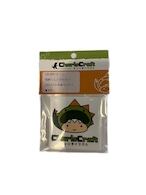 Rakuten - 【CA-001-2】怪獣くんステッカー （ホワイト3枚セット） チェリスクラフト製品