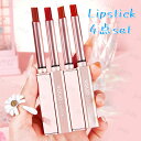 口紅 (cs623#) 日本国内当日発送 4点セット 可愛い口紅 リップスティック LIP TINT リップ 化粧品 落ちにくい 韓国コスメ リップグロス メイ...
