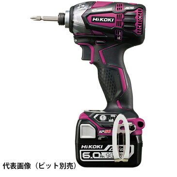 【送料無料】HiKOKI・日立工機 コードレスインパクトドライバ 14.4V 6.0Ah 赤 WH14DDL2(2LYPK)(R)