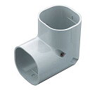 【在庫限り特価】INABA 因幡電工 スリムダクトSD 立面コーナー90° グレー SC66W SC-66-W