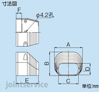 【楽天市場】因幡電工/イナバスリムダクト LD末端カバーLDEN-70-I/LDEN70Iアイボリー【機器接続部用/エアコン/空調/冷媒配管用