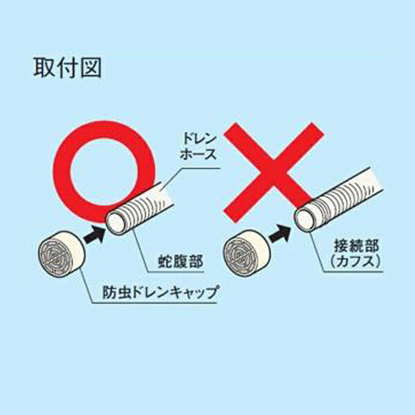 INABA 因幡電工 ドレンホース 防虫ドレンキャップ DC1416 DC-1416