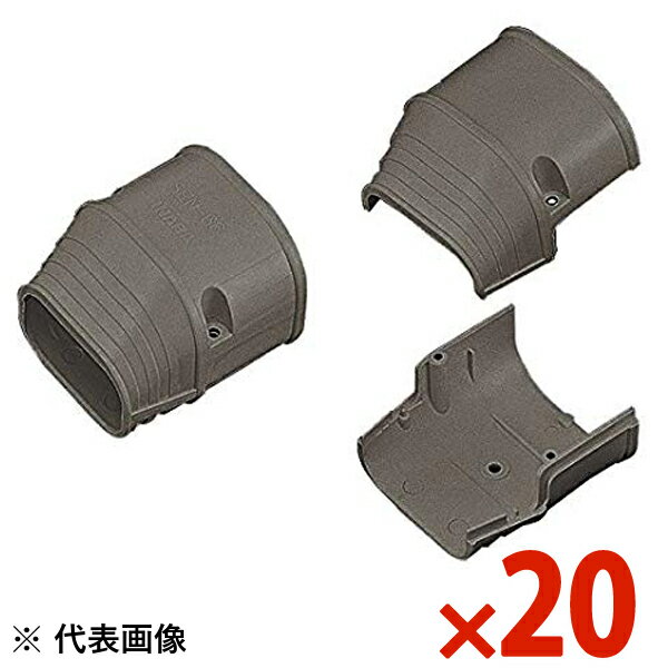 INABA 因幡電工 スリムダクトSD 端末カバー ブラウン 20個セット SEN100B SEN-100-B【まとめ買い特価】