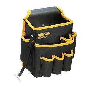 【2/10 8:59まで！P3倍】Jefcom ジェフコム DENSAN デンサン電工キャンバスハイポーチ 3連ドライバーサ..