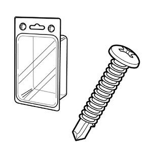 乐天商城 - Jefcom ジェフコム DENSAN デンサン P-PACK ピアスネジ ナベ頭 φ4×25mm 80本 PN-425P【当店はジェフコム正規取扱店です】