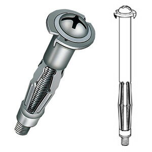 【11/27 8:59まで！P3倍】Jefcom ジェフコム DENSAN デンサン ボードアンカー 適用板厚31〜38mm 50本 A..