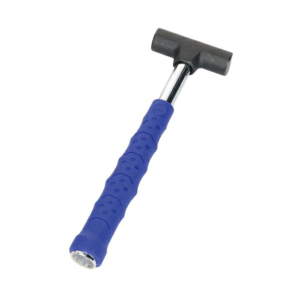 Jefcom ジェフコム DENSAN デンサン 電工ソケットハンマー DCH-260SKあらゆる架線金具の寸切ボルトへのナットの締付けができる 玄能タイプ●玄能タイプ●ナットの締め付けができる●TPE製ソフトグリップ●ヘッド部で電線のしごき作業ができる●スチールパイプ製ハンドル●作業性抜群のヘッド・頭部の打面に角度がついて、釘頭がすべりにくい・引っ掛かりのない形状で電線のしごきもスムーズ　どちらからでも作業可能●打ち込み・電線のシゴキ等作業性がUP●天井に取付ける際、アンカーボルト、　インサートへのボルト、ナットの締付けが楽々できる●ナットサイズ：17mm仕様本体サイズ104mm×31mm×260mm質量440g材質スチール・TPE（グリップ）原産国台湾※当店に在庫のない場合はお取り寄せのため納期にお時間がかかる場合があります。