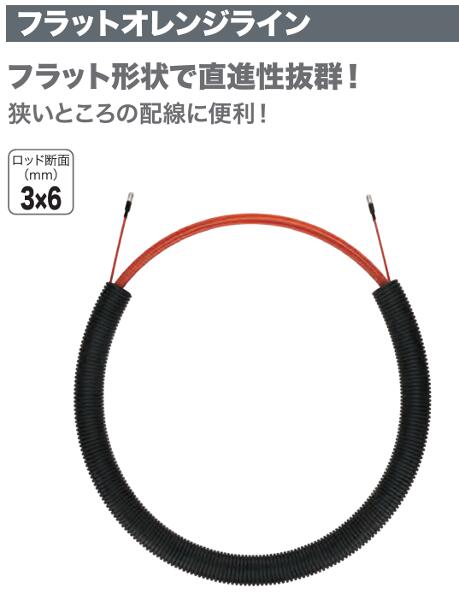 樂天商城 - 【4/27 9:59まで！P3倍】Jefcom ジェフコム DENSAN デンサンフラットオレンジライン 30mFX-3630【当店はジェフコム正規取扱店です】