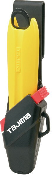 【メール便対応】TAJIMA タジマ ドライバーカッター L500 セフホルスター オートロック 黄 DCL500YSFBL