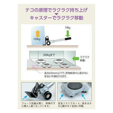 TASCO・イチネンタスコ 冷蔵庫リフターセット TA823HN