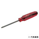 KTC 京都機械工具樹脂柄ドライバ クロス貫通タイプNo.1PDD11【4989433801339:3736920】(4)