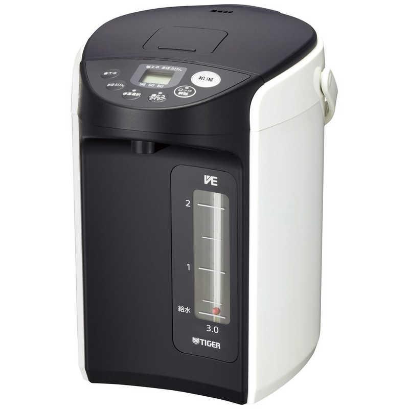 ◆新品未開封品◆タイガー PIQ-A301W TIGER VE 電気まほうびん とく子さん 3.0L ホワイト 蒸気セーブ機能つき◆4904710434581◆