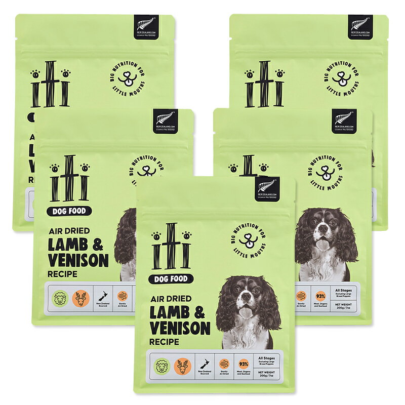 イティ iti 犬 ［ラム＆ベニソン］ 1kg（200g×5袋）ドライドッグフード【送料無料】【ポイント10倍】
