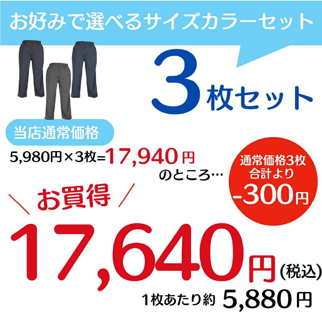 【スーパーSALE延長★ポイント2倍クーポンも】裏起毛 パンツ メンズ 米寿 おじいちゃん 介護 ウエスト総ゴム はきらくパンツ 高齢者 メンズ シニア 紳士 おじいちゃん パンツ らくらくズボン 3本セット joinus2020-10001121 シニアの服 ニコニコの森 サンプル画像2