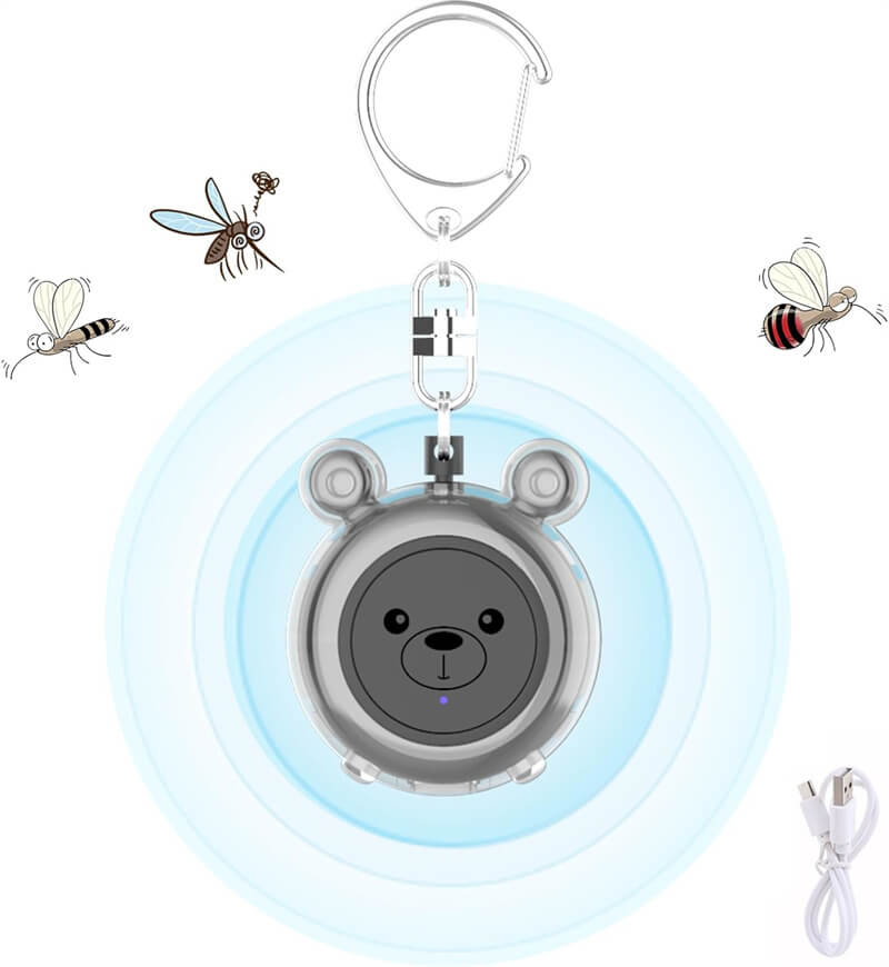 超音波 虫除け 吊り下げ蚊取り器 虫よけ 害虫駆除器 超音波 360°20Hz-100Hz 24時使用 15m有効範囲 玄関 虫除け ベランダ 強力 USB充電式 LEDライト 屋外 虫除け 屋外 蚊忌避 蚊よけ対策 無臭無毒無放射 旅行/キャンプ/屋外/釣り/公園/スポーツ/農場 妊婦 子供/大人兼用