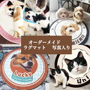 オーダーメイド 名入れ オリジナルラグ カーペットグラムスタイル ラグ 写真入りカーペット ペット対応おしゃれ 滑り止め 洗える マット インテリア クリスマス...