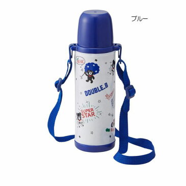 ミキハウス　ダブルB（DOUBLE.B）コミック風ステンレスボトル(500ml)(水筒)