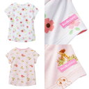 【夏物アウトレットセール】ホットビスケッツ（HOT BISCUITS）　南国＆お花 総柄プリント半袖Tシャツ（80〜110cm） 2