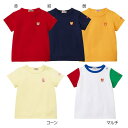 【夏物アウトレットセール】ホットビスケッツ（HOT BISCUITS） ポイント刺繍入り半袖Tシャツ（70〜140cm）