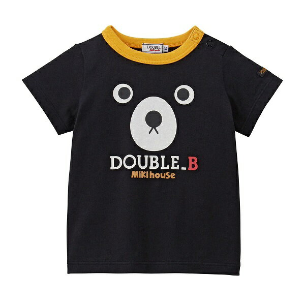 ミキハウス　ダブルB（DOUBLE.B）　BくんドンTシャツ（110cm、120cm、130cm）