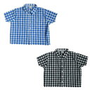 【春夏アウトレット30%OFFセール】DILASH(ディラッシュ)先染めサッカーギンガムチェックシャツ(100〜140cm)