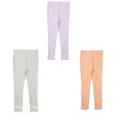 【春夏アウトレット30%OFFセール】la poche biscuit(ラポッシェビスキュイ)テレコ素材レギンス(80〜130cm)