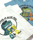 ※サマーセール20%OFF※【2025春夏】SKAPE(エスケープ) キョウリュウクチTシャツ(80〜130cm)(4)