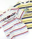 ☆クーポン対象☆※サマーセール50%OFF※【2025春夏】SKAPE(エスケープ) ボーダーTシャツ(90~130cm)