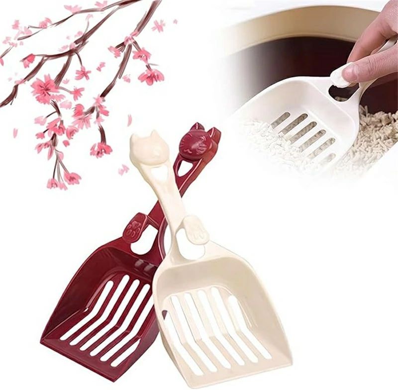 猫砂スコップ ペットスコップ 猫トイレ用品 ペット トイレ掃除 可愛いデザイン 砂取り用品
